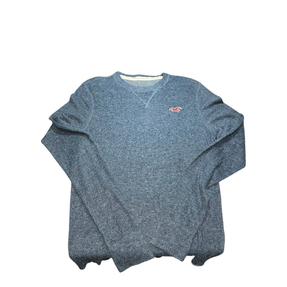 Hollister Long Sleeve Sweater Blue Men's Size Large Size L
